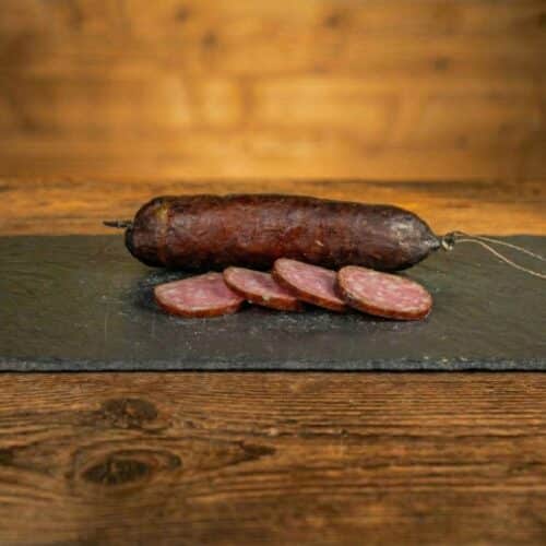 Saucisson de la borne cuit